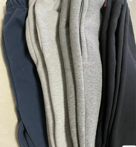 【全新包邮】卫裤男女纯棉收口拉链直筒宽松休...