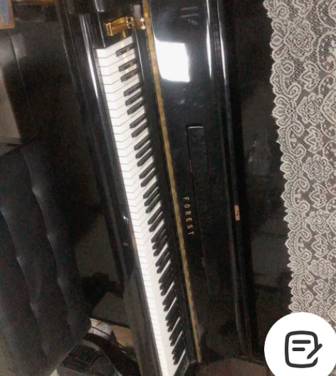闲置进口钢琴1台，FOREST，保养9成新...