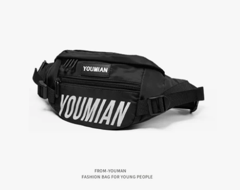 YOUMIAN潮牌胸包日系休闲ins斜挎包...