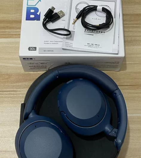在保98新索尼WH-XB910N蓝色国行原...