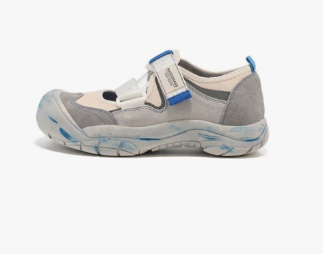 丑萌小众老爹鞋女夏ins潮透气玛丽珍大头帆...