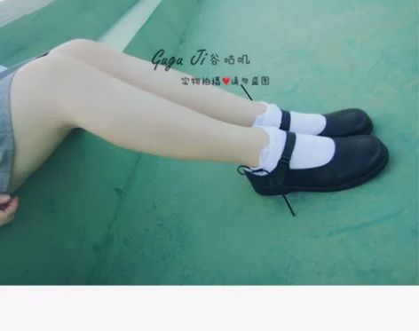 娃娃鞋日系百搭洛丽塔圆头女仆鞋cos皮鞋 ...