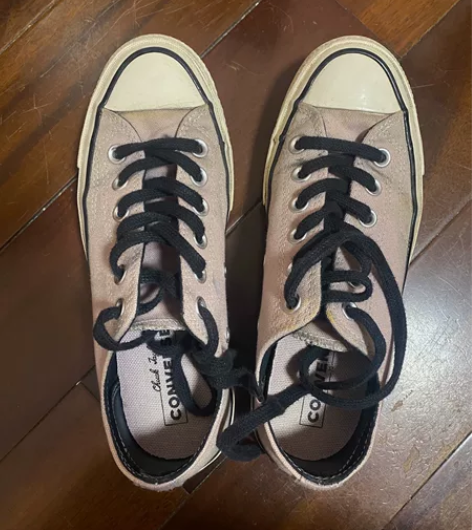 匡威香芋紫色低帮 原价五百 中古代购购入喜...