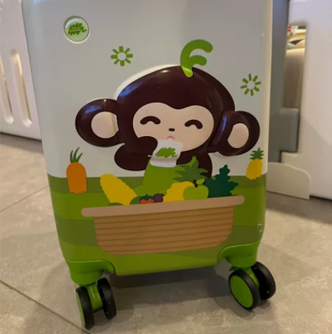 littlefreddie小皮拉链行李箱，...