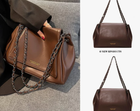 大容量包包女包2021新款时尚复古夏季链条...