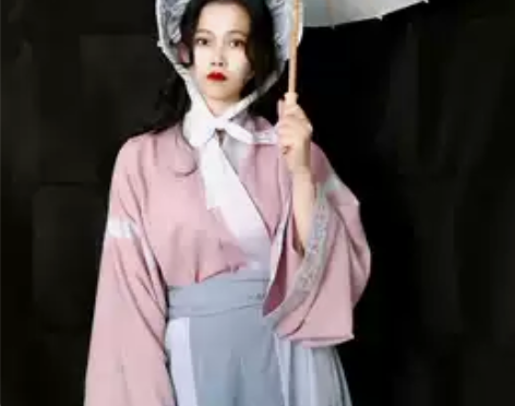 【晚庭秋】山茶晋襦八破裙晋制传统汉服非魏晋...