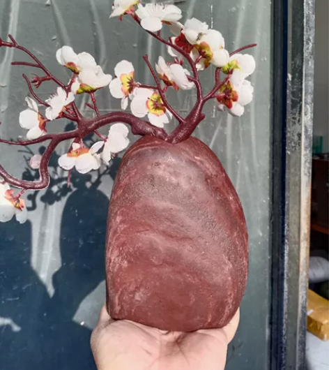 石艺花瓶 笔筒 插花 尺寸：高17、宽：1...