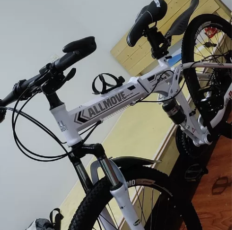 折叠山地自行车男式新型变速单车26寸，骑了...