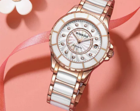 专柜同款 罗西尼典美系列时尚潮流镶钻女士自...