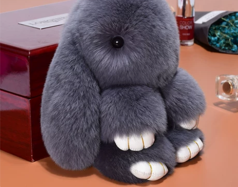 长毛兔毛绒玩具垂耳兔小兔子公仔玩偶迷你白兔...