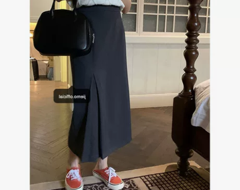 大码女装肥妹妹mm不规则半身裙秋季宽松显瘦...