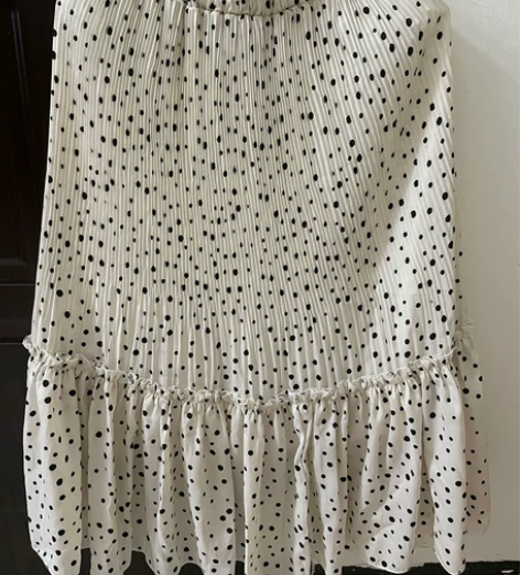 「闲置」拉夏贝尔 秋季新款大摆波点 A字裙...