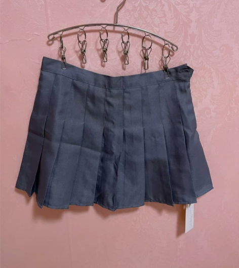 夏季百褶裙高腰a字半身裙女大码胖mm显瘦防...