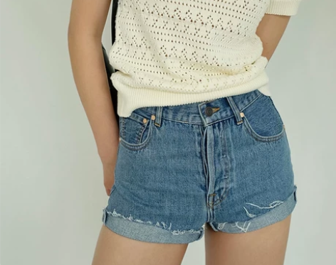 MADEINAM经典五袋设计_撞色线缝制须...