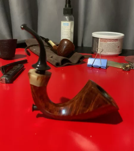 意大利海明威六角军插读书斗(牛角装饰,可平...