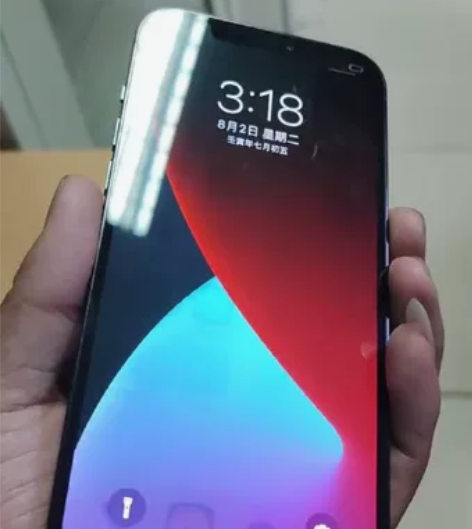 苹果12promax 128g蓝色 美版无...