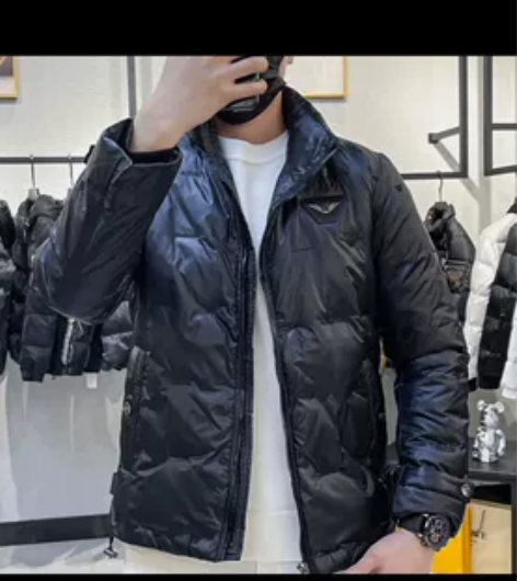 全新男士品牌羽绒服90白鸭绒 码数xL，x...