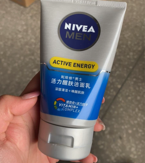 100妮维雅妮维雅男士活力醒肤洁面膏 20...