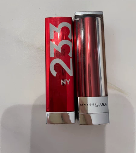 美宝莲口红2支 送leezi三色眉粉 颜色...