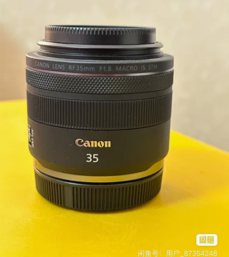 佳能自用Rf35 1.8镜头,长期闲置,基...