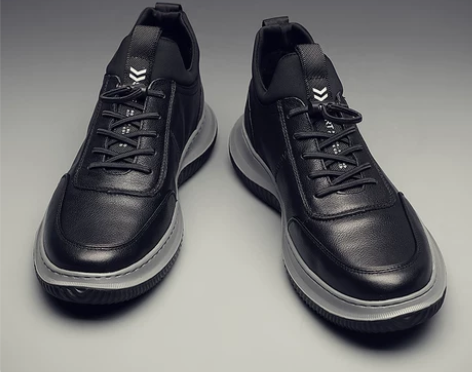 【鱼冠夫】皮面运动鞋男真皮男士鞋子休闲皮鞋...