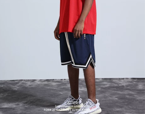 美式街头嘻哈fog网眼短裤男潮牌ins宽松...