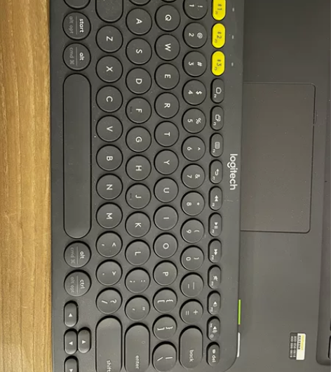 罗技 无线蓝牙键盘ipad平板办公静音轻薄...