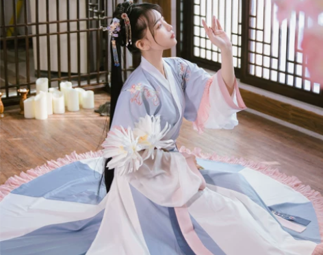 【素倾华】梨花渡原创汉服女 晋制交领齐腰襦...