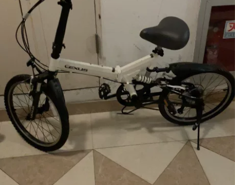 LEXUS自行车孩子长大了转手折叠六变速带...