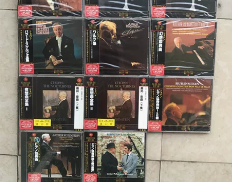 【绝版重现 全新未拆！鲁宾斯坦肖邦9CD日...