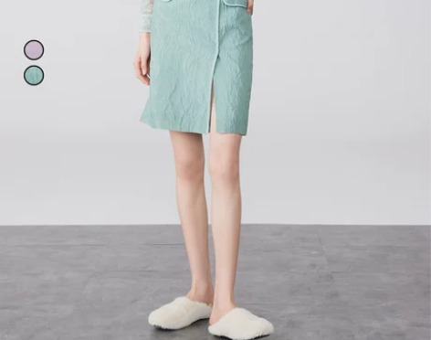 MESUX米岫22春新款艺术提花一步裙铅笔...