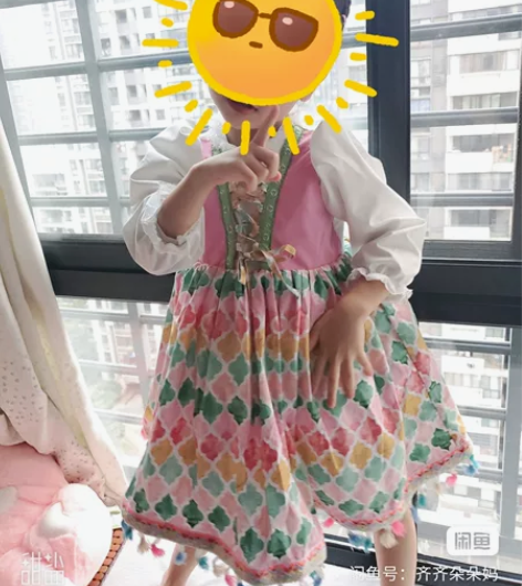 细雨私定唯一一件民族风120码,裙长60,...