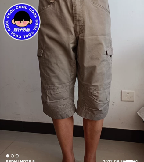 迪卡侬几乎全新男士过膝短裤，腰围40厘米，...