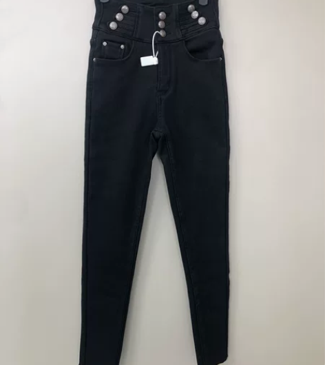 全新全新高腰加绒加厚小脚牛仔裤，质量绝绝子...