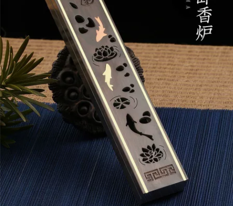 家用室内卧香炉熏香炉 檀香盒沉香插茶道摆件...