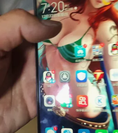 荣耀8xmax  6+64原装屏幕，后壳划...