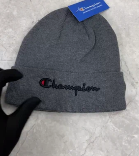 冠军针织男女秋冬季潮百搭毛线帽瓜皮帽男女新...