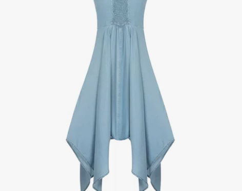 LANYU兰玉/兰精灵2019夏季字母肩牛...