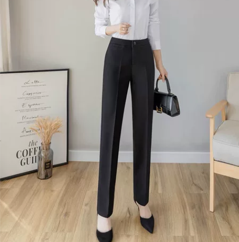 西装裤工作裤女职业直筒裤工裤工装裤正装西服...