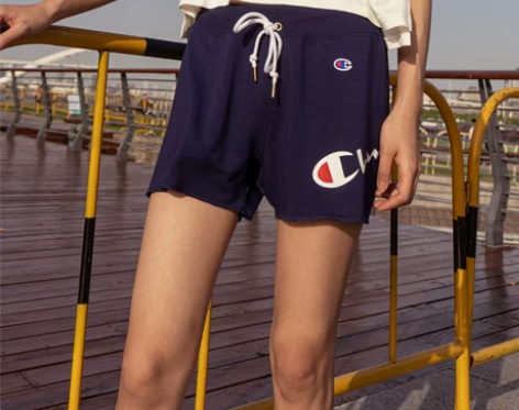 ?Champion冠军女款春夏宽松短裤运动...