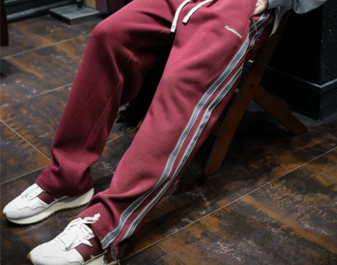 裤子男 裤子休闲裤拉链口袋宽松直筒运动裤男...