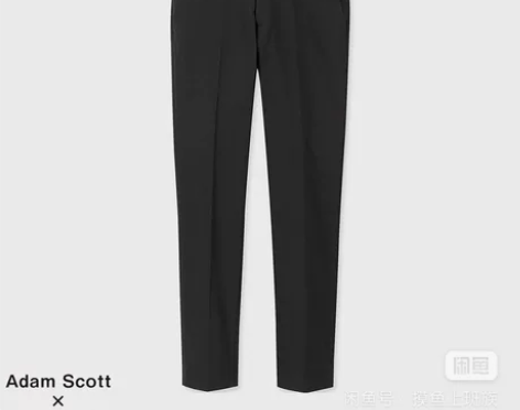 【1212价】男装 弹力修身无褶长裤 41...