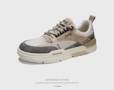 jeep吉普男鞋2022新款潮秋季复古真皮...