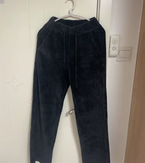 黑色丝绒阔腿裤 s码 无瑕疵几乎全新S￥5...