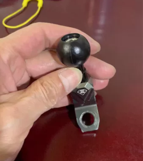 手机导航支架后视镜歪嘴球头，铝合金材质，质...