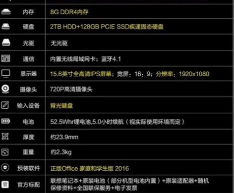 联想拯救者Y7000 1050ti18年1...