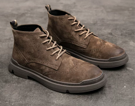 【礼遇价】布洛克马丁靴男鞋冬季潮鞋英伦风真...