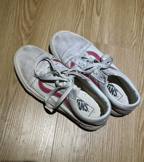 Vans 红白 鞋女 37码 新旧如图,介...