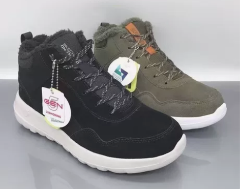 斯凯家sk新款冬季毛毛鞋男士加绒保暖棉短靴...