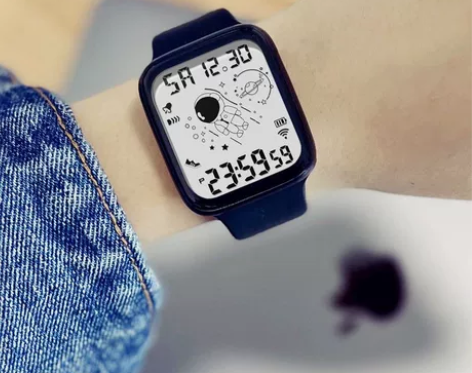 正港ZGOx太空人多功能智能手表男防水闹钟...